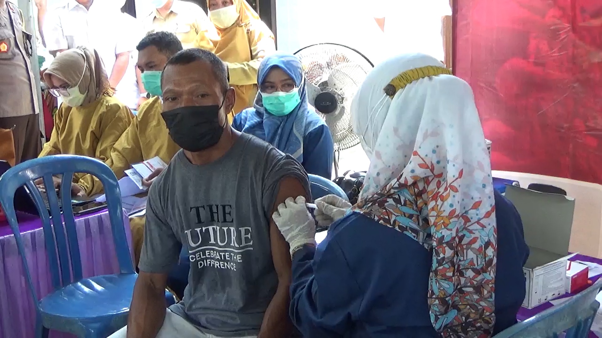 Capaian Vaksinasi di Kabupaten Bojonegoro di Atas 70 Persen